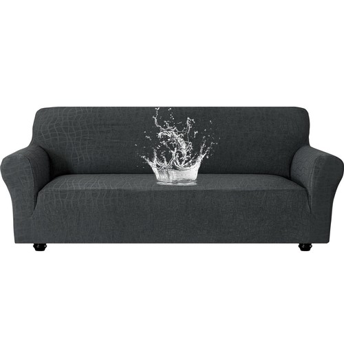 Modern dark grey seater - 3,